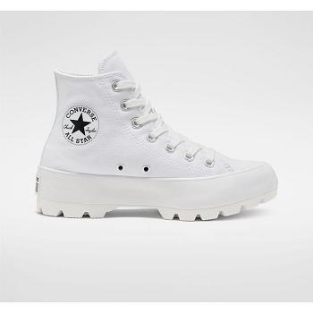 Converse Chuck Taylor All Star Lugged Hi Biele - Damske Vysoké Tenisky